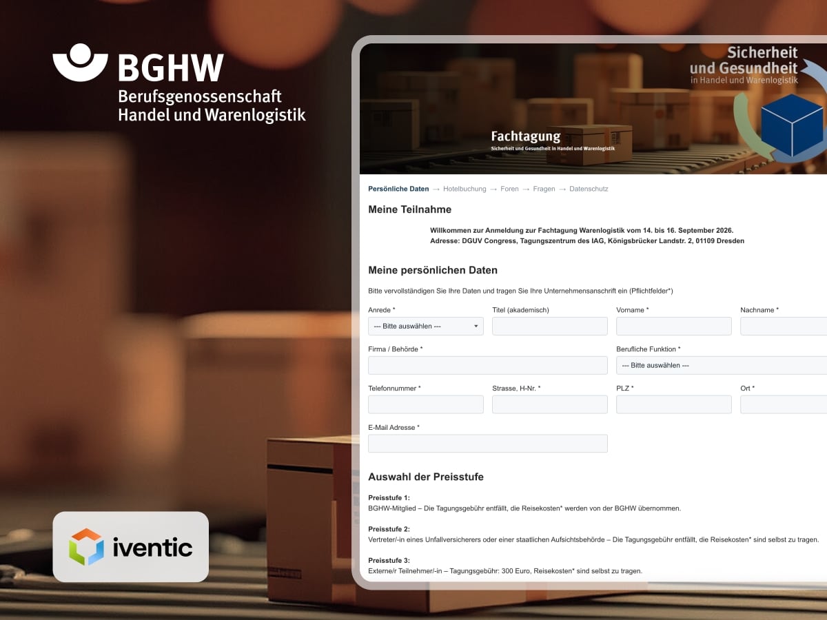 Die Berufsgenossenschaft Handel und Warenlogistik setzt auf Teilnehmermanagement mit Compledo