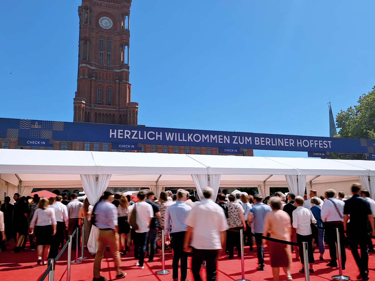 Schneller Einlass beim Berliner Hoffest 2025 – mit Compledo Check-in