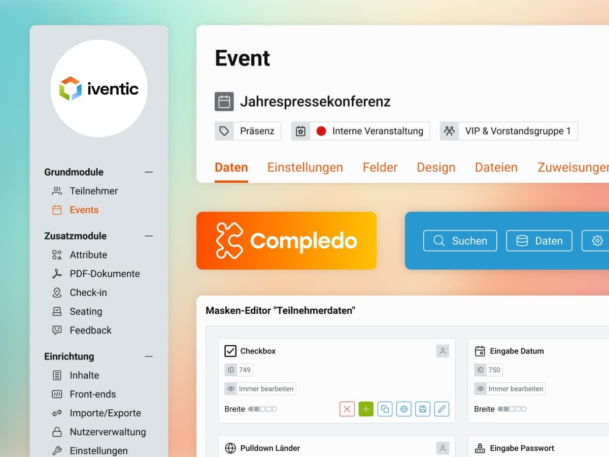 Neue Benutzeroberfläche in Compledo 2.0 – Navigation & Struktur neu gedacht