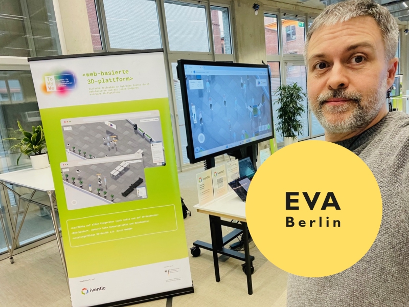 iventic zeigt 3D-Client im Rahmen der EVA Berlin 2025