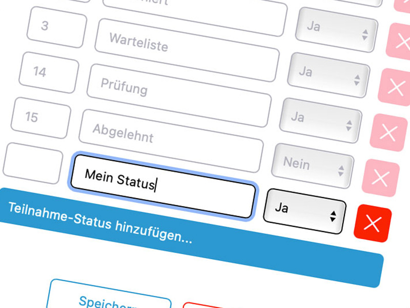 Eigene Teilnehmer-Status